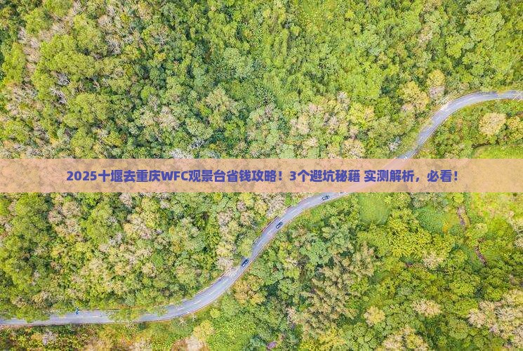 十堰去重庆wfc观景台攻略