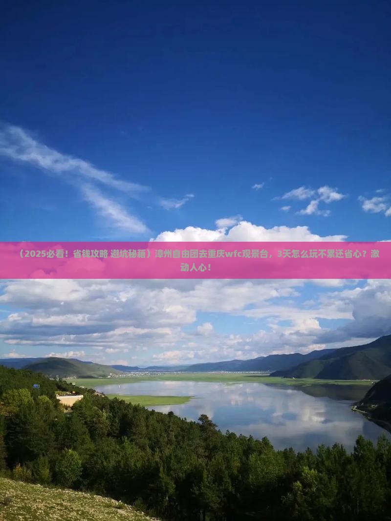 漳州到重庆wfc观景台自由团