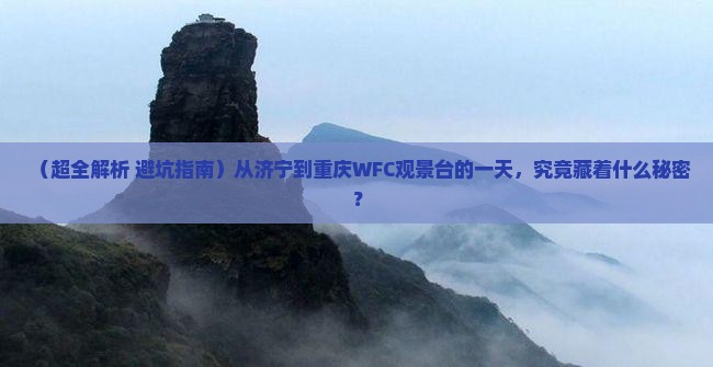济宁去重庆wfc观景台一日