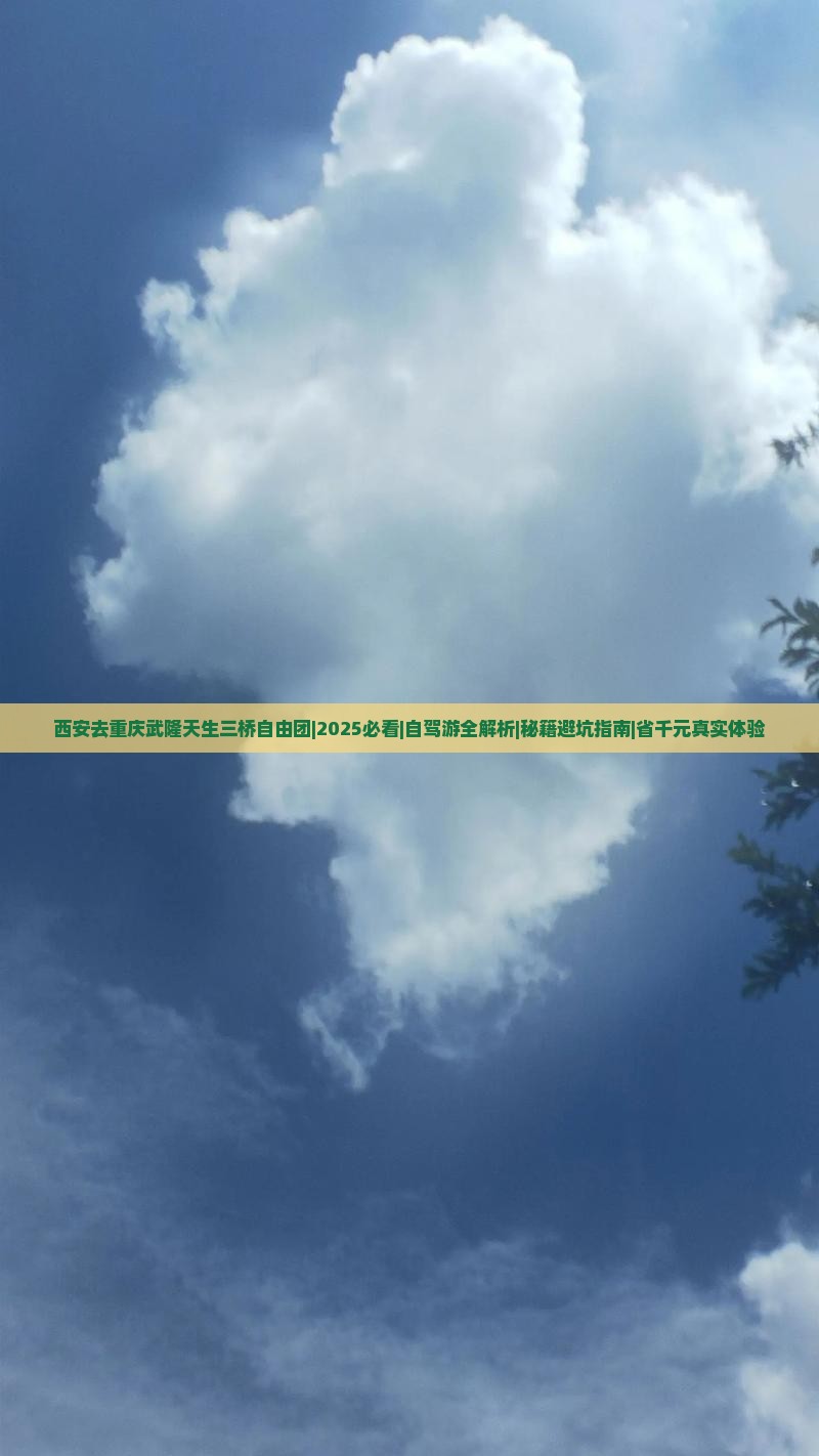 西安去重庆武隆天生三桥自由团