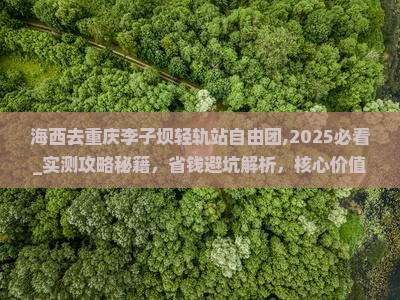 海西去重庆李子坝轻轨站自由团