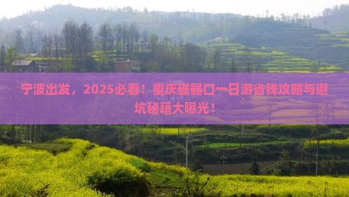 宁波到重庆磁器口一日