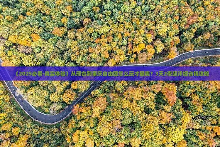 邢台到重庆自由团