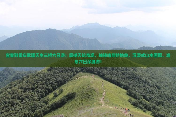 宜春到重庆武隆天生三桥六日游