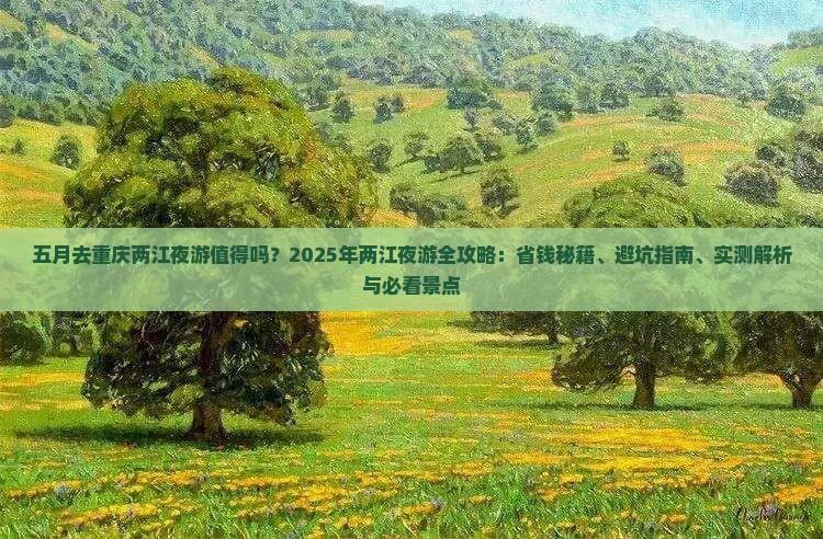 五月到重庆两江夜游个人游