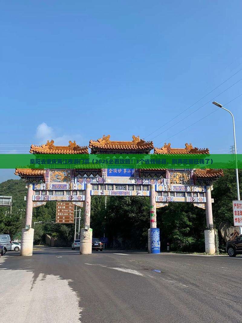 阜阳去重庆两江夜游门票