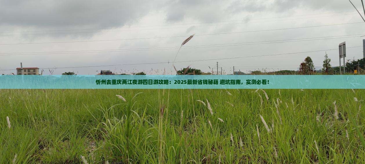 忻州去重庆两江夜游四日游