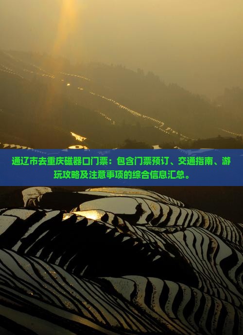 通辽市去重庆磁器口门票