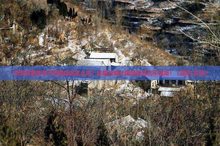 吉安到重庆李子坝轻轨站旅行社