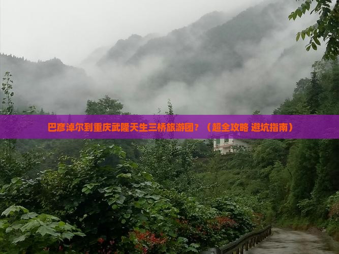 巴彦淖尔去重庆武隆天生三桥大型旅游团