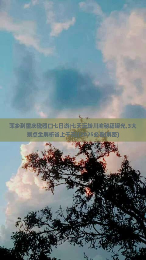 萍乡到重庆磁器口七日游