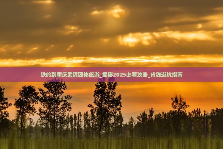 铁岭到重庆武隆团体旅游