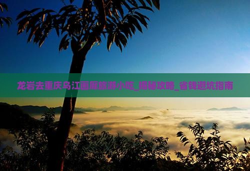 龙岩去重庆乌江画廊旅游小吃