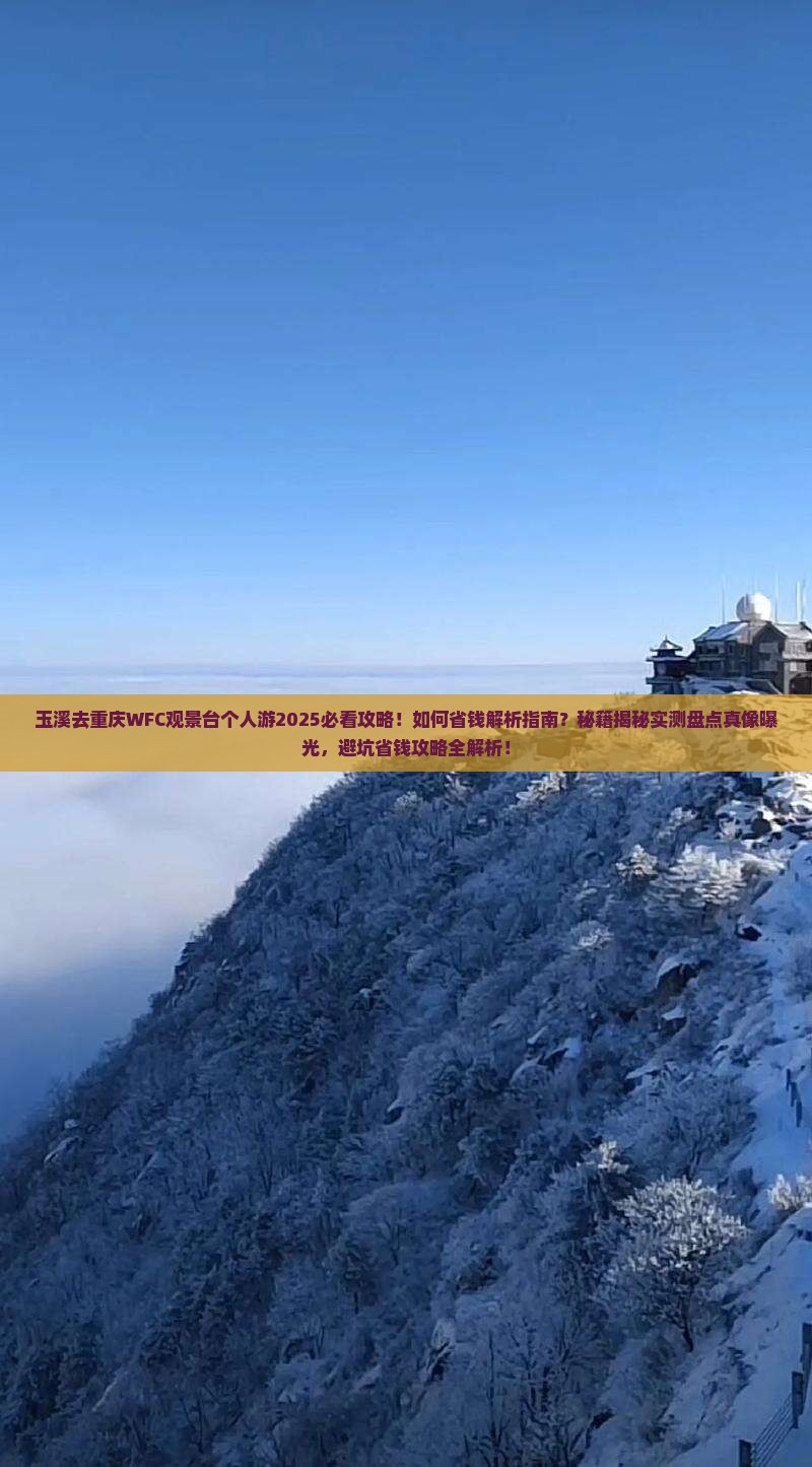 玉溪去重庆wfc观景台个人游