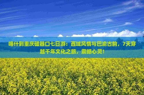 喀什到重庆磁器口七日游