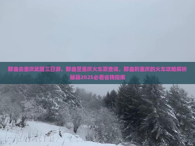 那曲去重庆武隆三日游