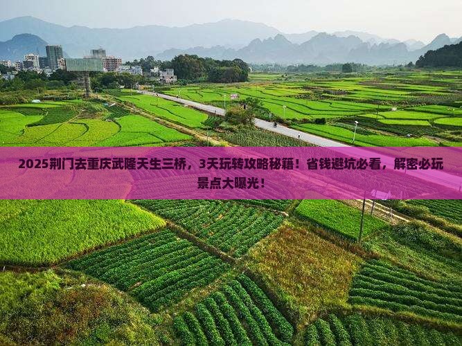 荆门去重庆武隆天生三桥哪里玩