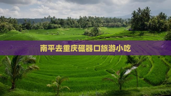 南平去重庆磁器口旅游小吃