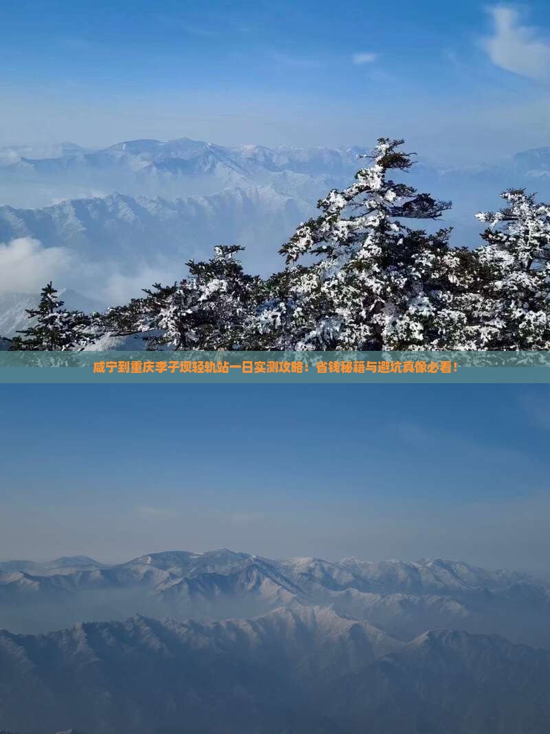 咸宁到重庆李子坝轻轨站一日 咸宁到重庆李子坝轻轨站一日