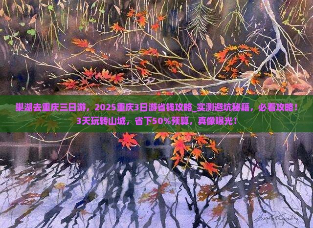 巢湖去重庆三日游