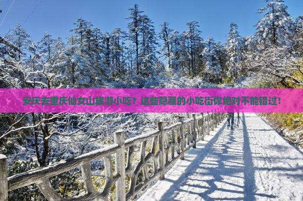 安庆去重庆仙女山旅游小吃