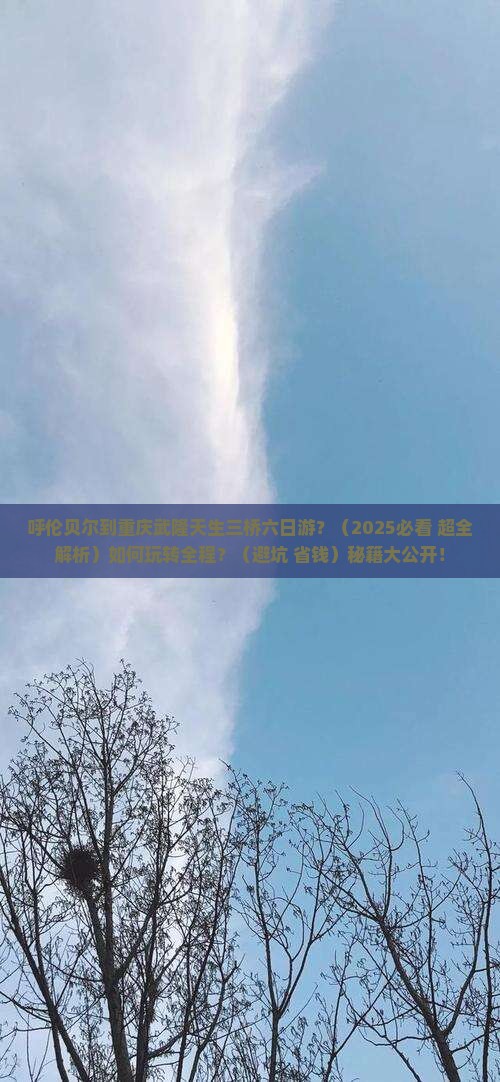 呼伦贝尔到重庆武隆天生三桥六日游