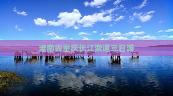 淮南去重庆长江索道三日游