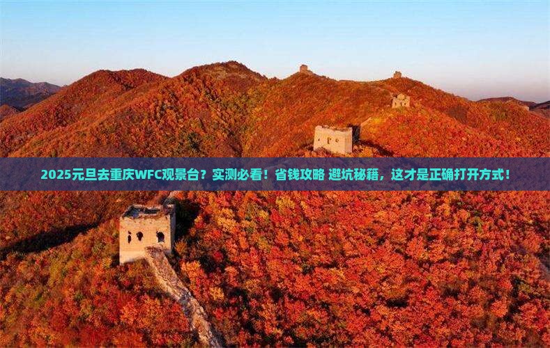 元旦去重庆wfc观景台三日游