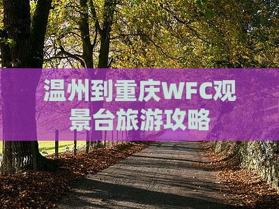 温州到重庆wfc观景台自由团
