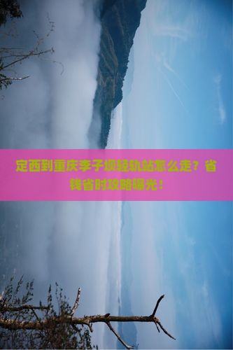 定西到重庆李子坝轻轨站旅行社