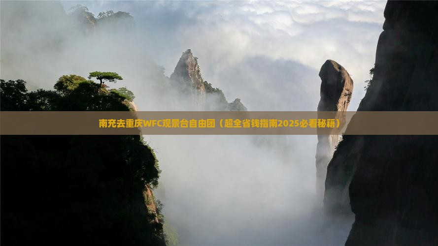 南充去重庆wfc观景台自由团