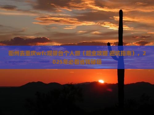 衢州去重庆wfc观景台个人游