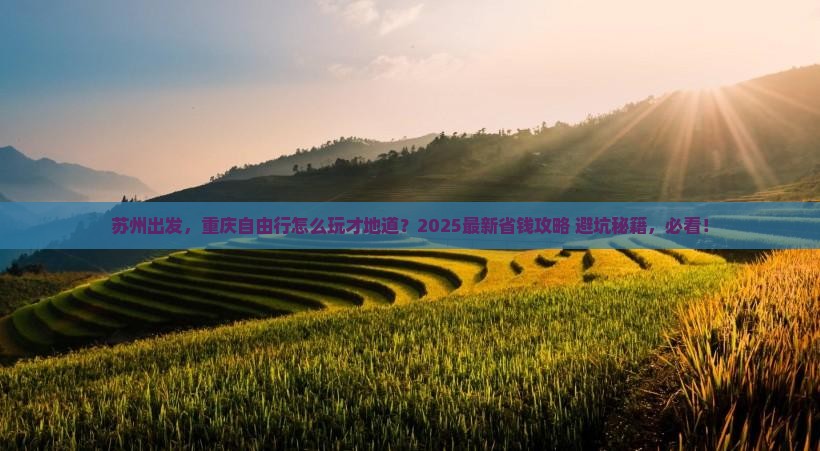 苏州去重庆自由团