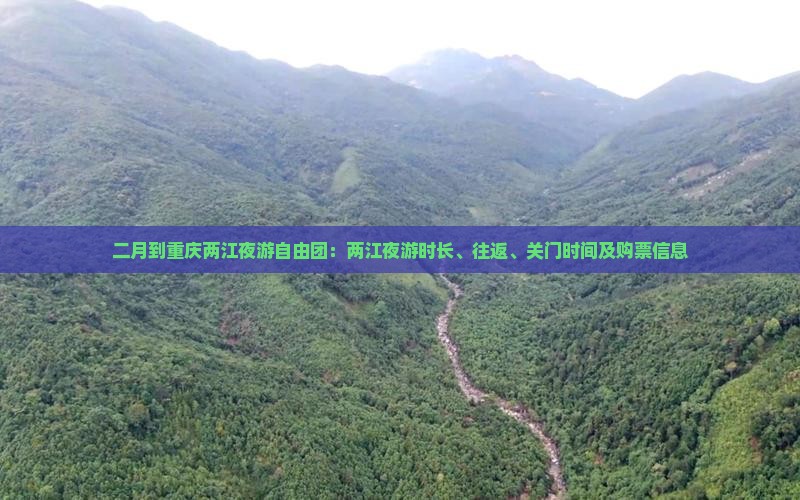 二月到重庆两江夜游自由团