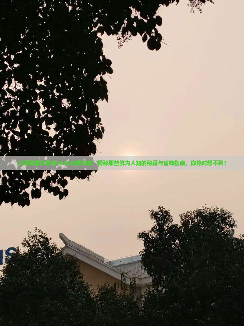 大同到重庆景点
