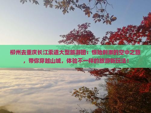 柳州去重庆长江索道大型旅游团
