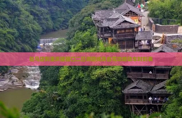 驻马店到重庆磁器口二日游