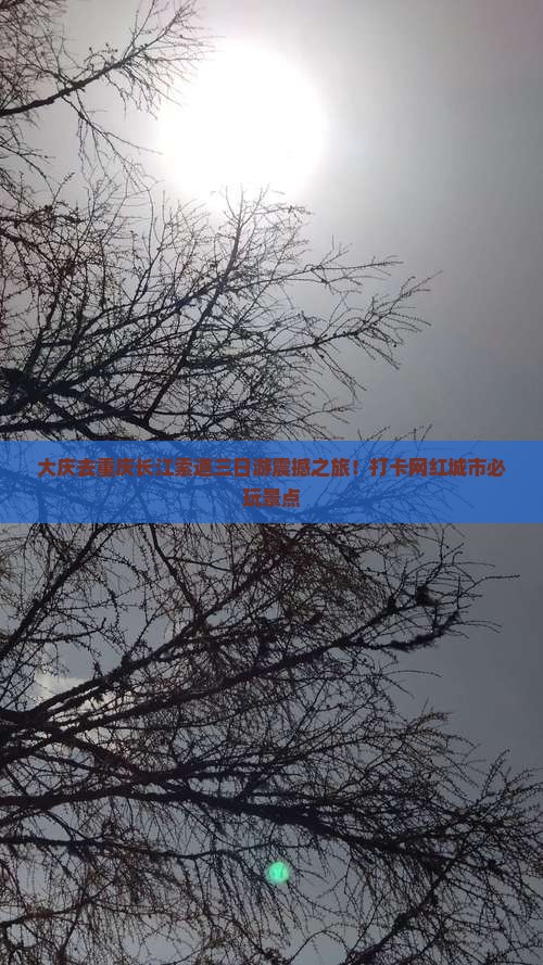 大庆去重庆长江索道三日游
