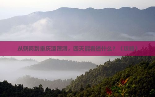 鹤岗去重庆渣滓洞四日游