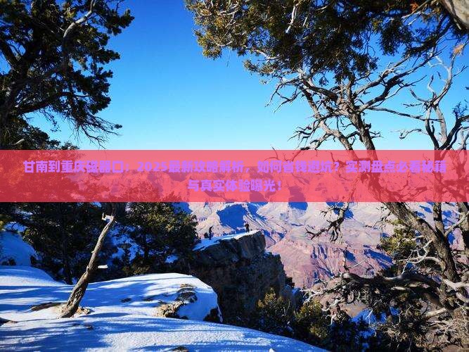 甘南到重庆磁器口景点