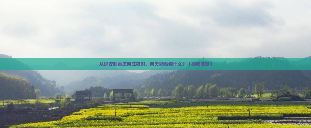 延安去重庆两江夜游四日游