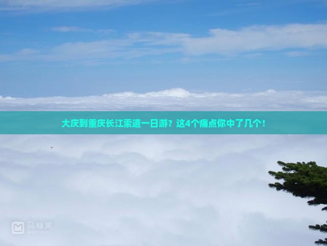 大庆到重庆长江索道一日