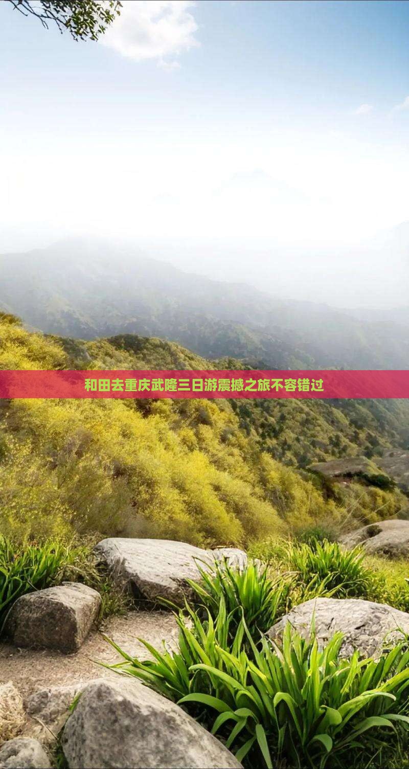 和田去重庆武隆三日游