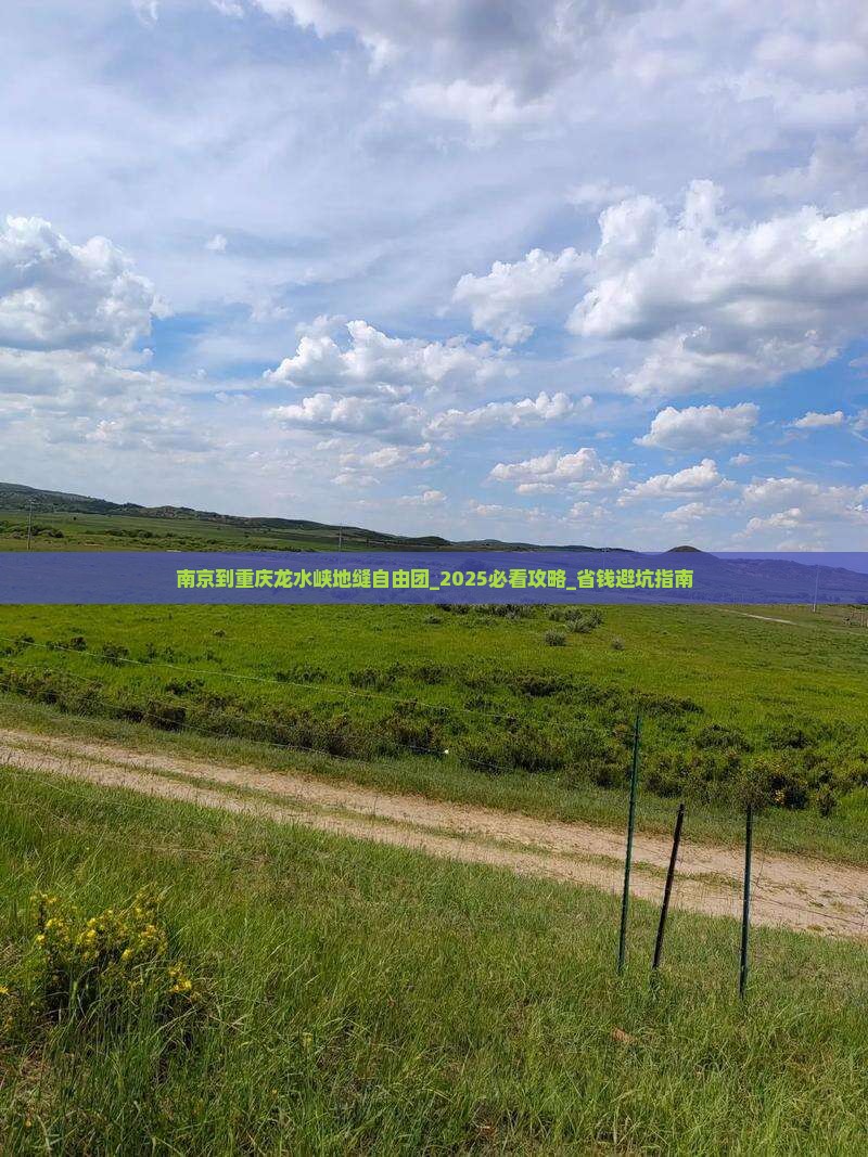 南京到重庆龙水峡地缝自由团