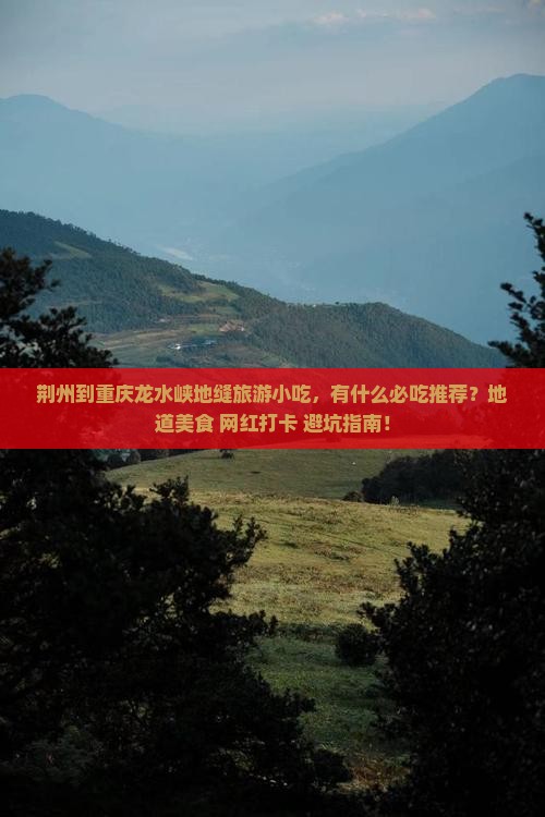 荆州到重庆龙水峡地缝旅游小吃