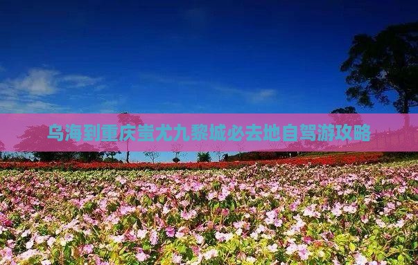 乌海到重庆蚩尤九黎城必去地