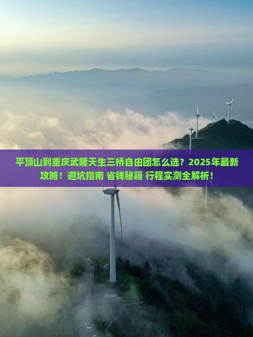 平顶山到重庆武隆天生三桥自由团