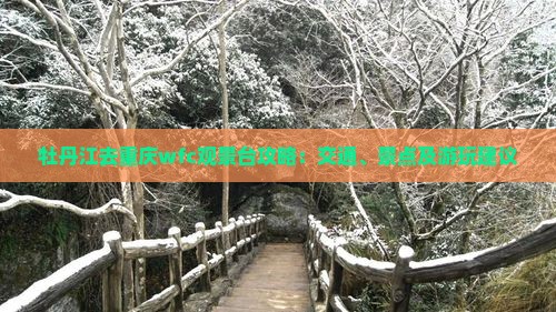 牡丹江去重庆wfc观景台攻略