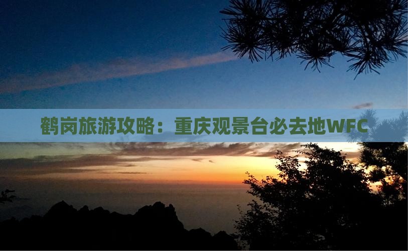 鹤岗去重庆wfc观景台必去地