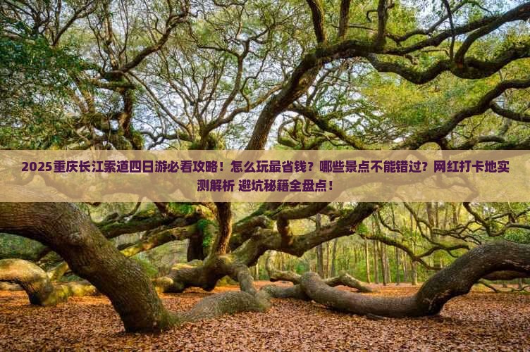 一月到重庆长江索道四日游